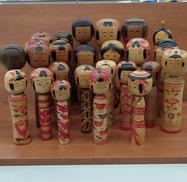 みちのくこけし大小25体セット|工芸品