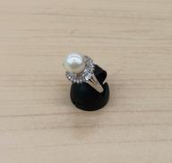 PT900リング　11号|白玉 透明石付 0.46刻印有