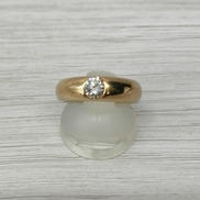 石付きリング|K18