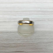 コンビリング|K18 PT900