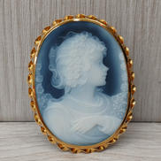 K18カメオブローチ ペンダントトップ|K18