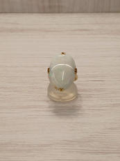 白石付きリング|K18