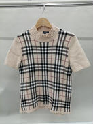 ノヴァチェック半袖ニット|BURBERRY