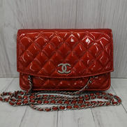 マトラッセ パテントレザー チェーンウォレット|CHANEL