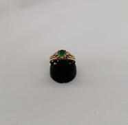 K18石付きリング|K18