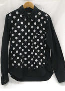 ドット柄コットンシャツ サイズS|BLACK COMME DES GARCONS