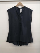 ノースリーブシャツ　ネイビー|YOKO CHAN