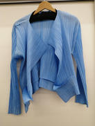 プリーツカーディガン ブルー|PLEATS PLEASE