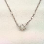 PT850ダイヤネックレス|PT850