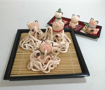 招き猫うどん|信楽焼