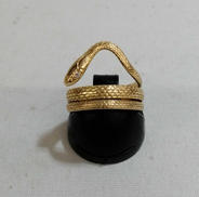 K18YGヘビ型リング|その他ブランド