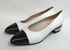 バイカラーパンプス|CHANEL