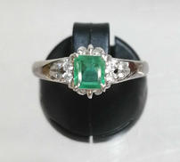 PM900リング　緑石付き|その他ブランド