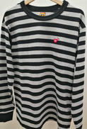 SYRIPED L/S T-SHART GRAY|HUMAN MADE
