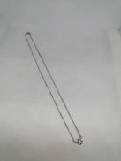 PT850ネックレス|透明石付き