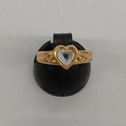K18リング|ハート石