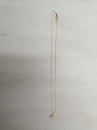 K10ネックレス|白玉 透明石付