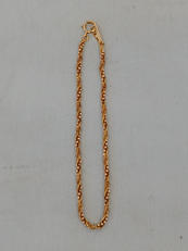 K18 750 ブレスレット|ねじりデザイン