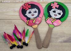 レトロ羽子板|不明