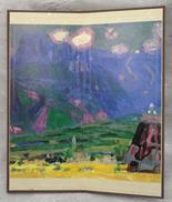 ミニ屏風|有明山