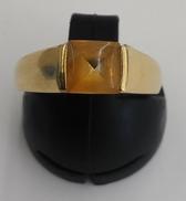 K18 石付きリング|不明