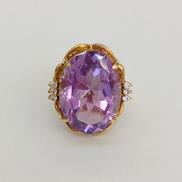 K18アメジストリング|K18
