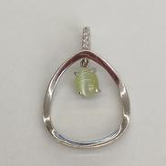 K18WG石付きトップ|K18