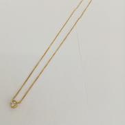 K18ダイアモンド付きネックレス|K18