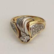 K18PT900コンビリング|K18 Pt900