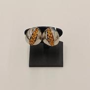 K18PT900コンビイヤリング|K18 Pt900