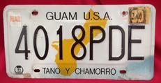 ナンバープレート|GUAM U.S.A.