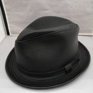 レザ-ハット(黒)|SCHOTT BROS.