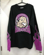 燃えるわんわんセーターBLACK|GALFY