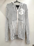 3ロゴ ロゴ刺繍 ビッグワッフル ジップパーカー|1PIU1UGUALE3 RELAX