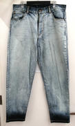 HARD BLEACHED BAGGY DENIM|LEFLAH