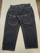 児島ジーンズ ストライプデニム クロップド丈|児島ジーンズ