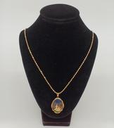 K18トップ付ネックレス|宝石無しネックレス