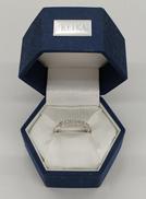 K18WG石付リング|宝石付きリング