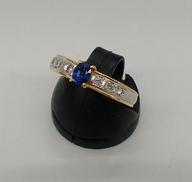 PT900/K18青石付リング|宝石付きリング