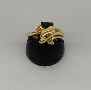 K18リング|宝石付きリング