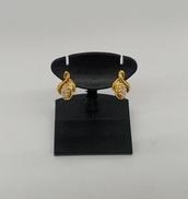 K18石付ピアス|宝石付きピアス