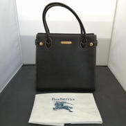 レザートートバック|BURBERRY
