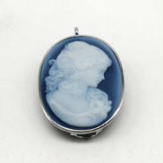 カメオブローチ|K18WG