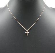 クロスネックレス|K10PG