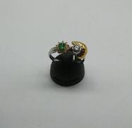 ダイヤリング|K18&PT900コンビ