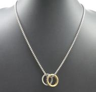 ダブルリングネックレス|DIESEL