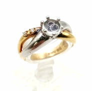 K18/PT900リング|4号