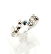 K18WGリング|12号