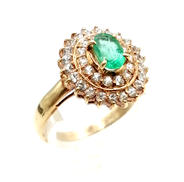 K18石付きリング|12号