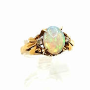 K18 石付きリング|13号